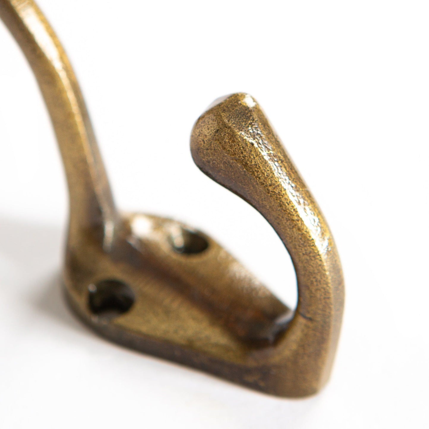 25mm x 80mm Brass Narrow Hat & Coat Hook
