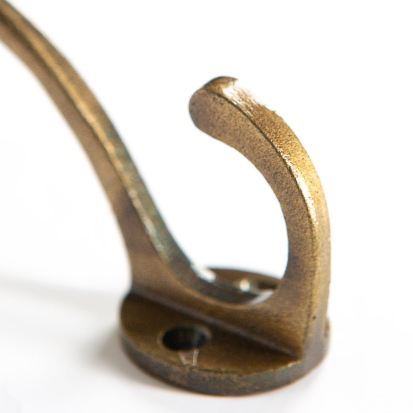 25mm x 80mm Brass Hat & Coat Hook