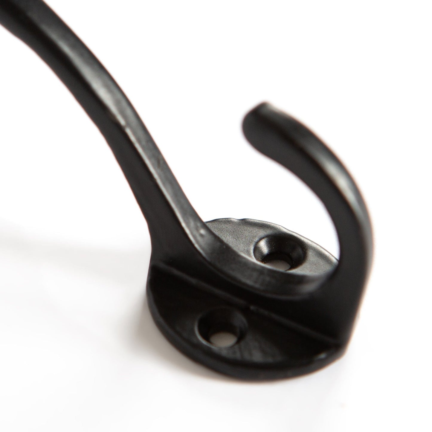 25mm x 80mm Black Hat & Coat Hook