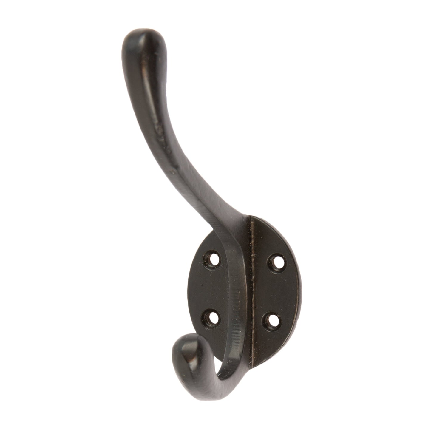 40mm x 105mm Black Hat & Coat Hook