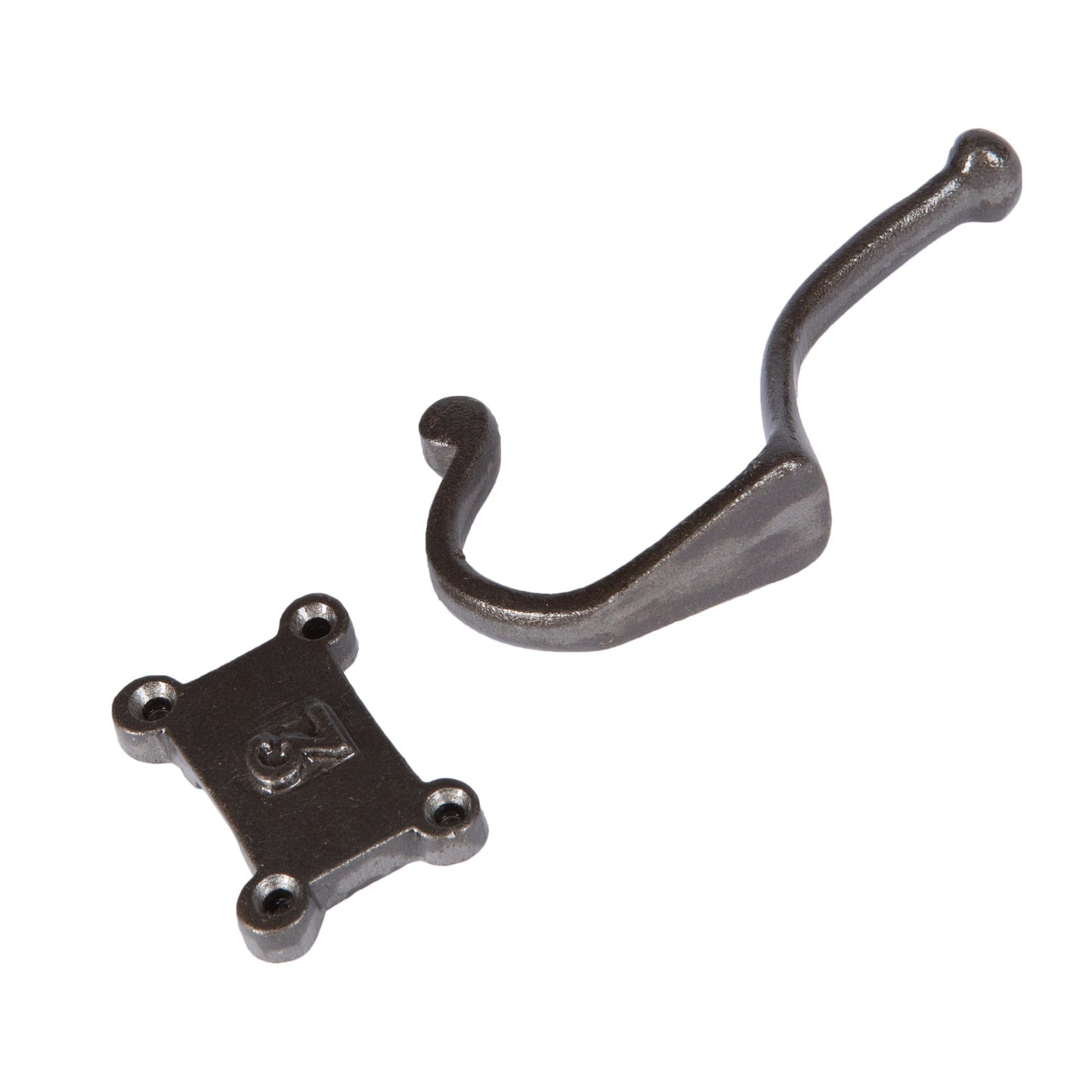 50mm x 115mm Grey Number 3 Hat & Coat Hook