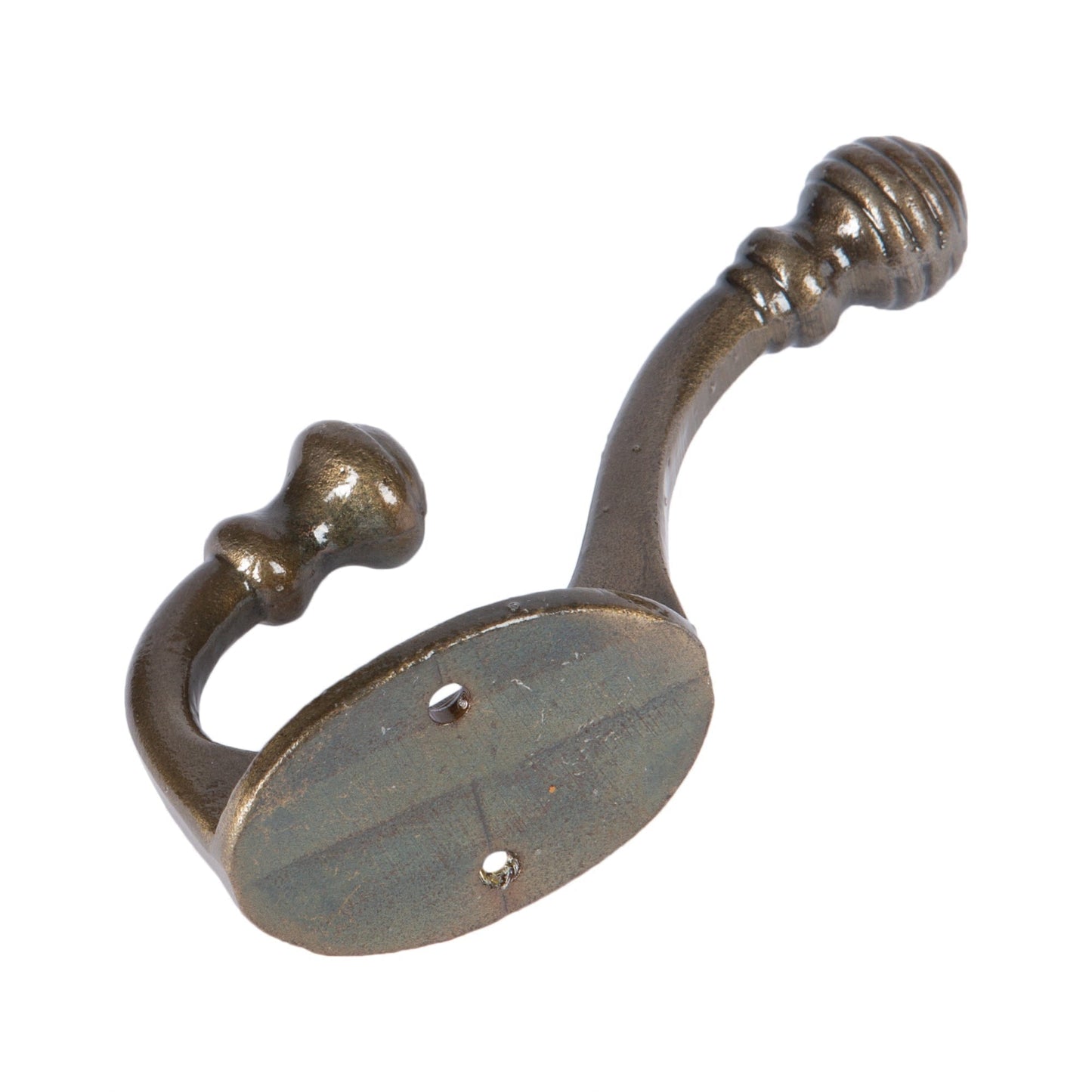 30mm x 95mm Brass Ball End Hat & Coat Hook