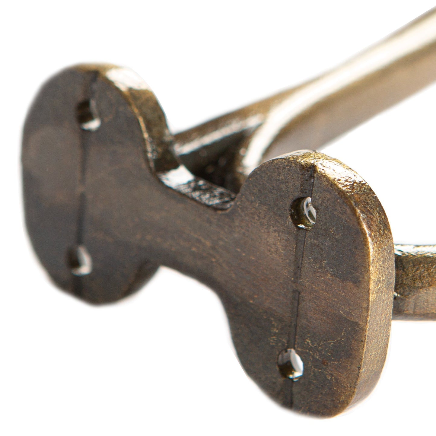 35mm x 85mm Flat Top Ball End Brass Hat & Coat Hook