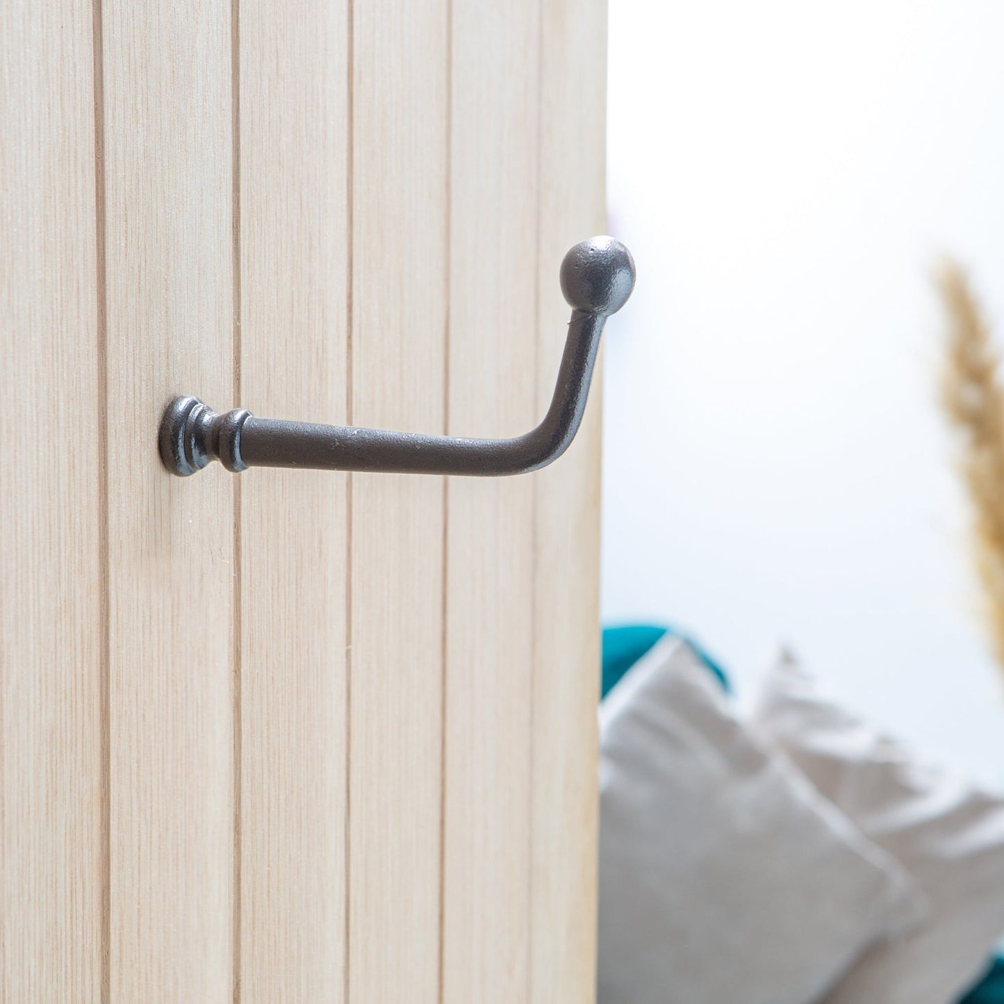 20mm x 60mm Brass Flat Top Screw Hook