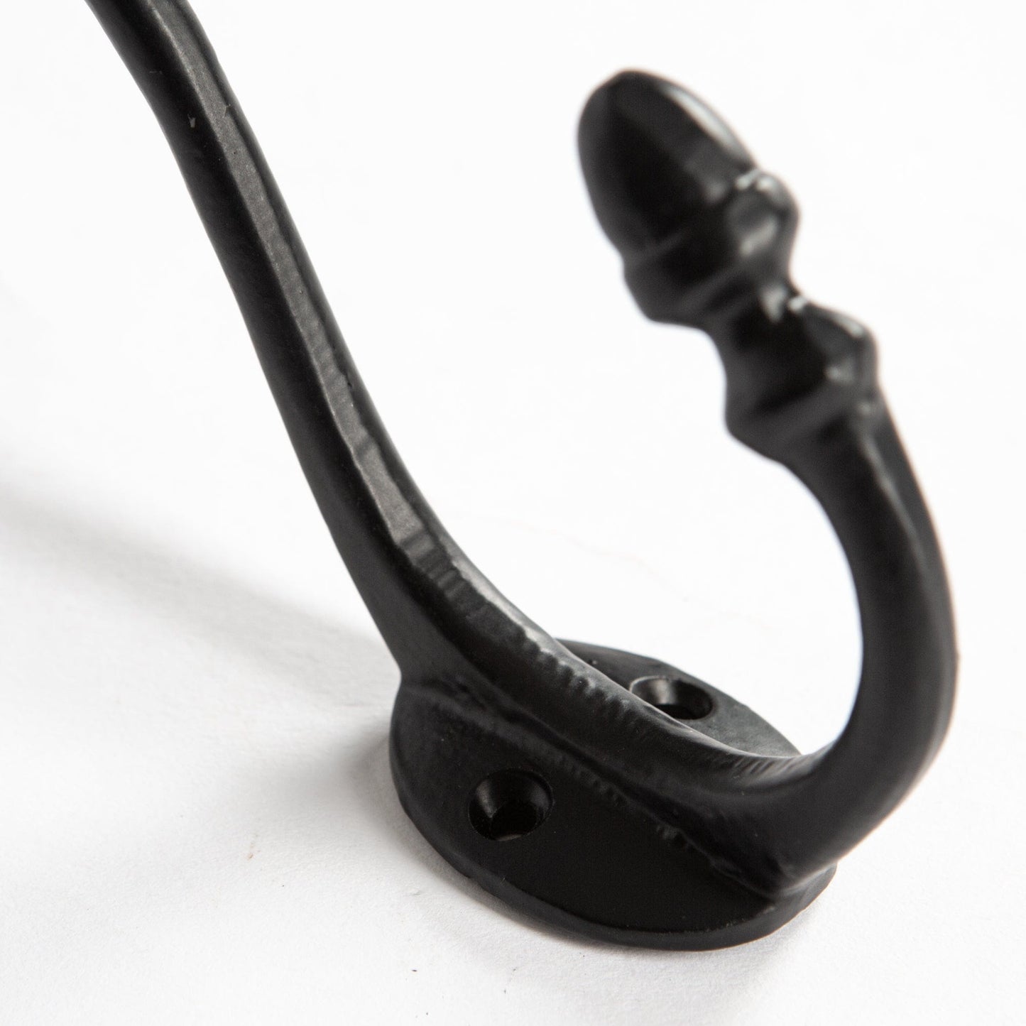 30mm x 135mm Black Antique Deco Hat & Coat Hook