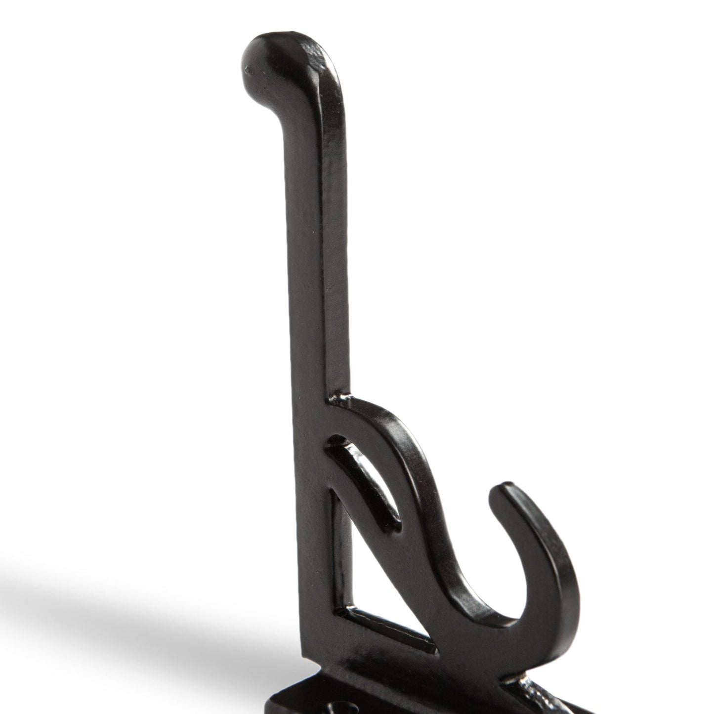 35mm x 70mm Black Ornate Flat Top Hat & Coat Hook