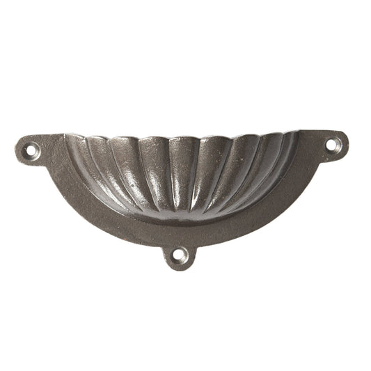 130mm x 60mm Fluted Cabinet Cup Handle