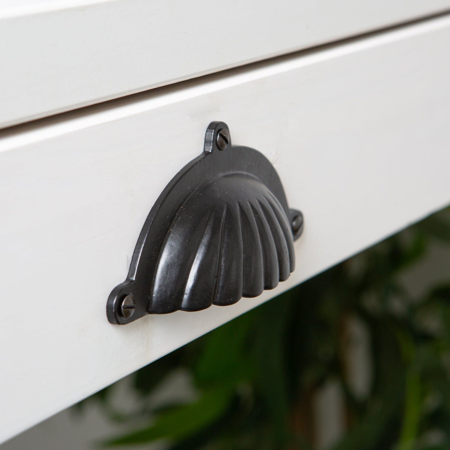 130mm x 60mm Fluted Cabinet Cup Handle