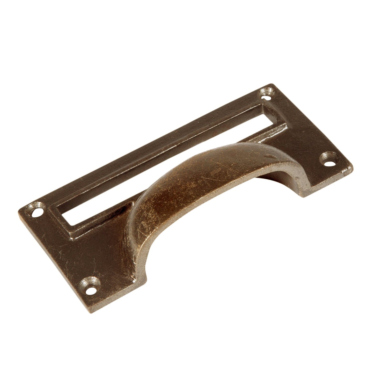 100mm x 50mm Filing Cabinet Cup Handle with Card Frame