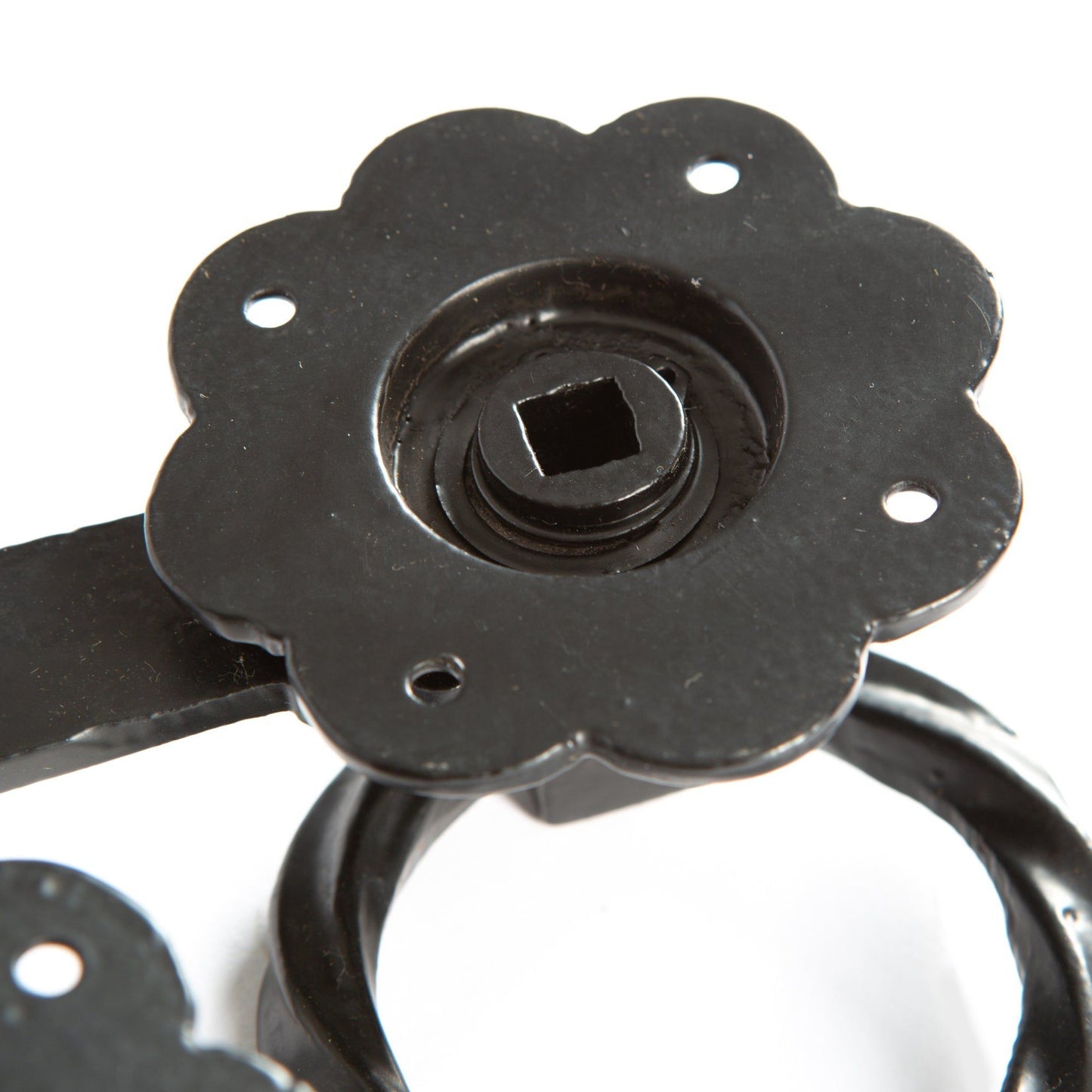 285mm Black Rose Ring Gate Latch