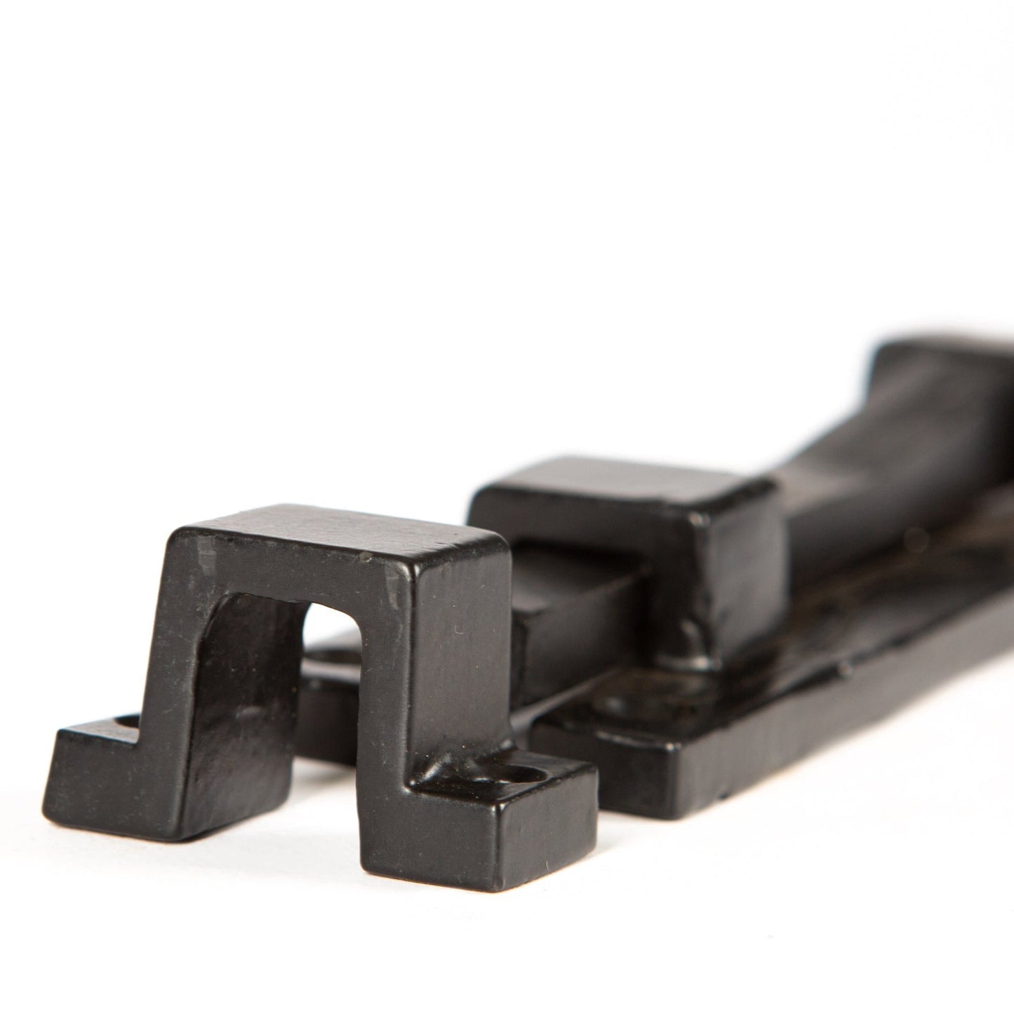 185mm Black Straight Shepherd's Crook Surface Bolt