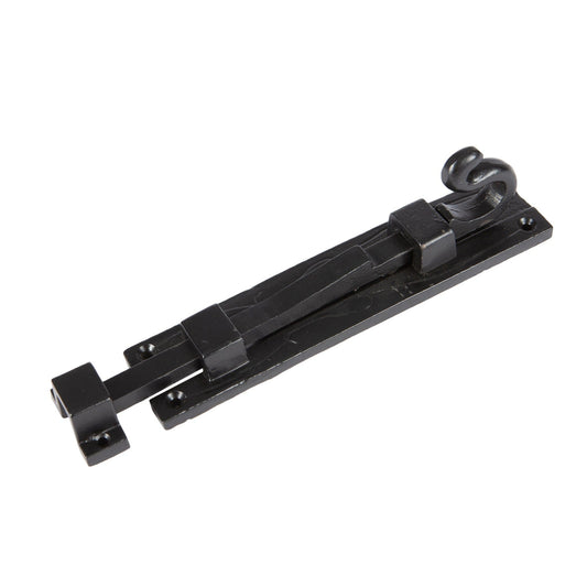 185mm Black Straight Shepherd's Crook Surface Bolt