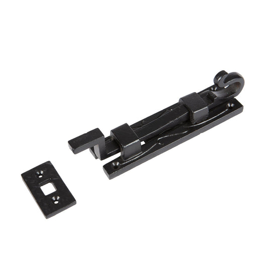 145mm Black Cranked Shepherd's Crook Bolt