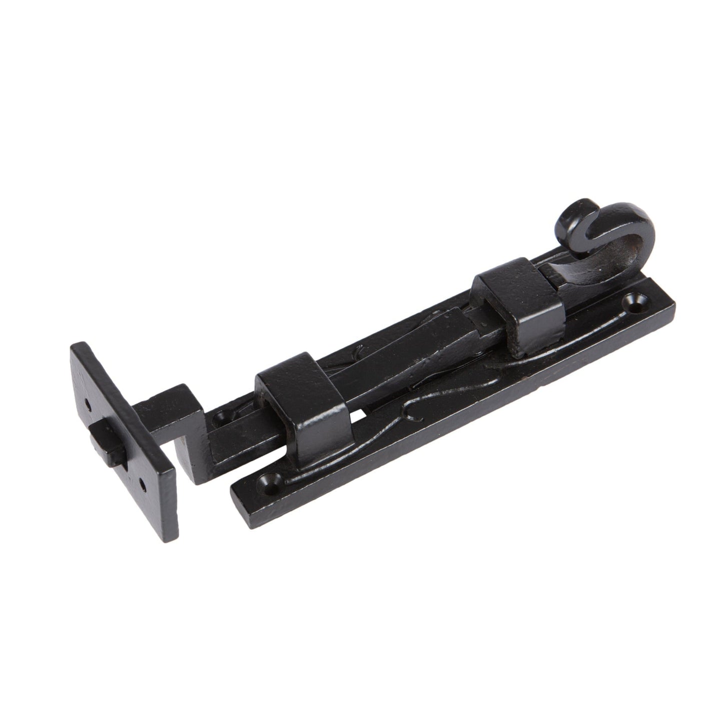 145mm Black Cranked Shepherd's Crook Bolt