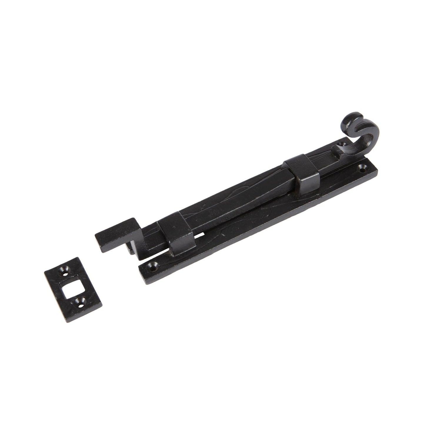 185mm Black Cranked Shepherd's Crook Bolt