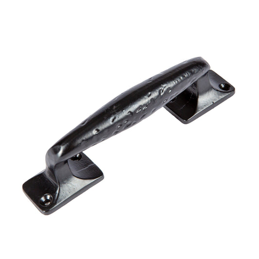 150mm Black Forged Barn Door Handle