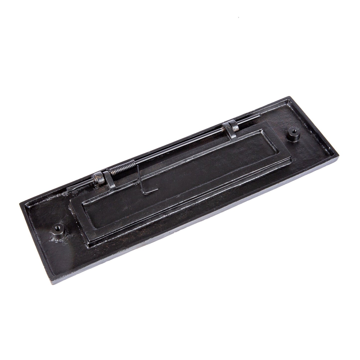 340mm x 100mm Black Rustic Letter Plate