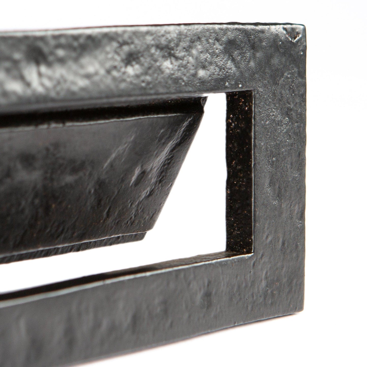 255mm x 85mm Black Rustic Letter Plate