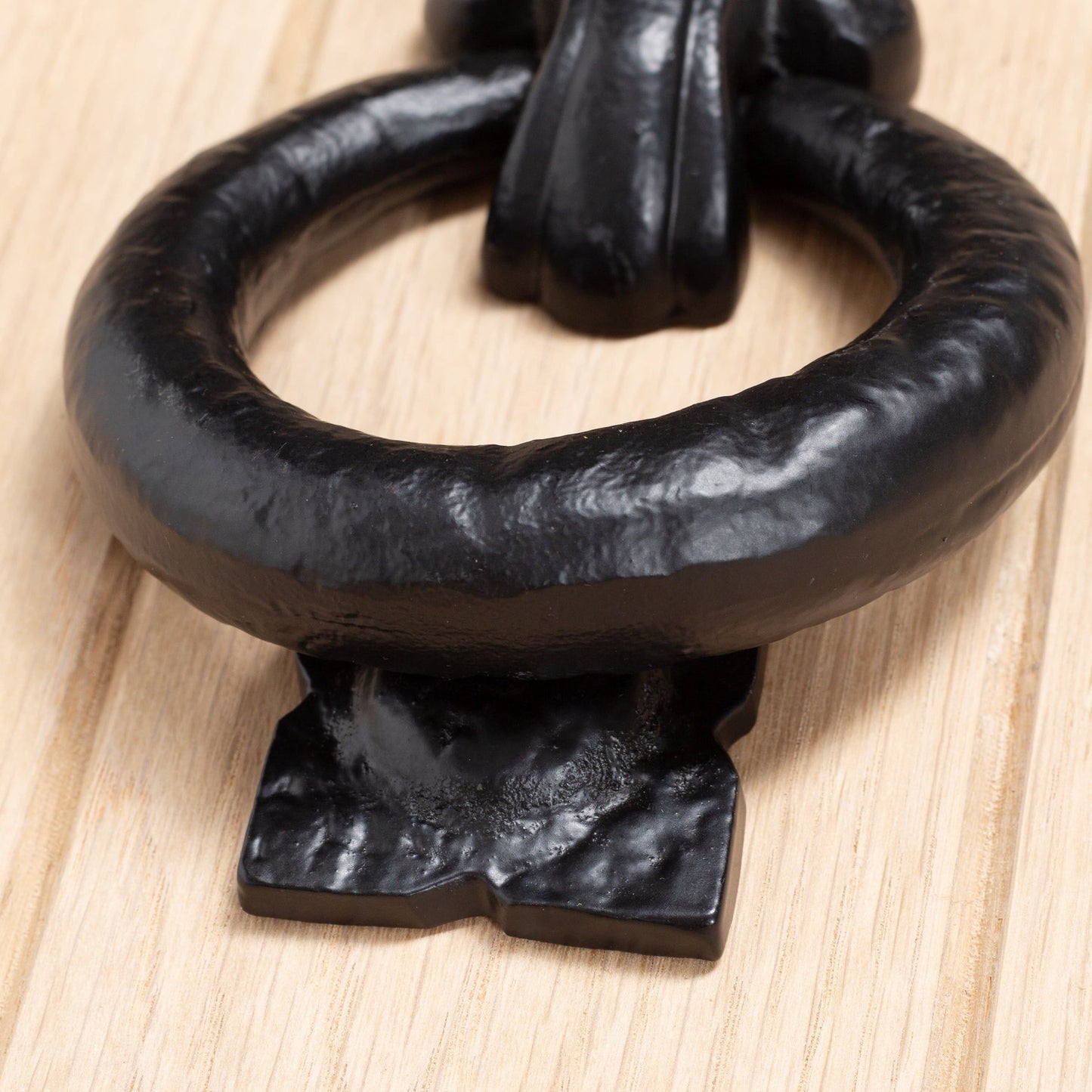 140mm Black Fleur De Lis Door Knocker