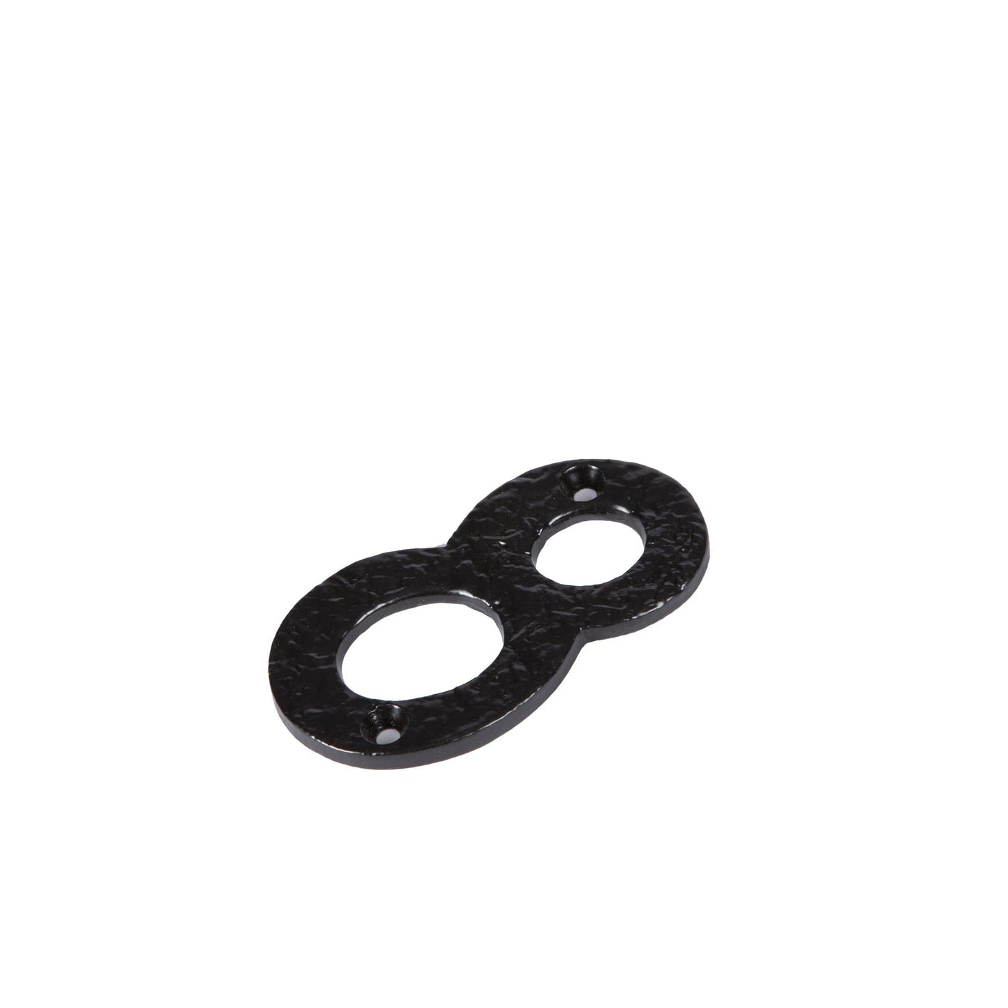 80mm Black Rustic Iron House Number 8