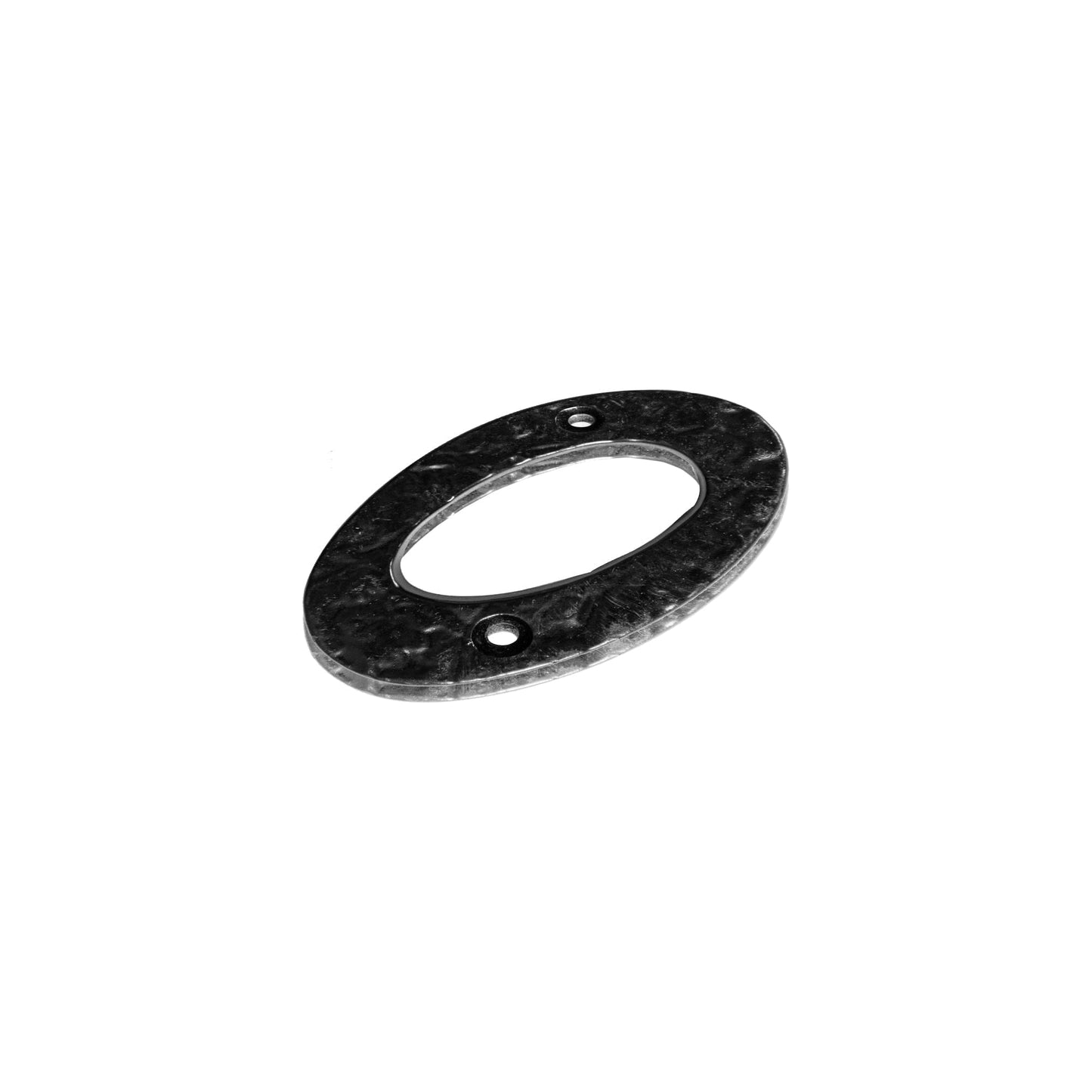 80mm Black Rustic Iron House Number 0