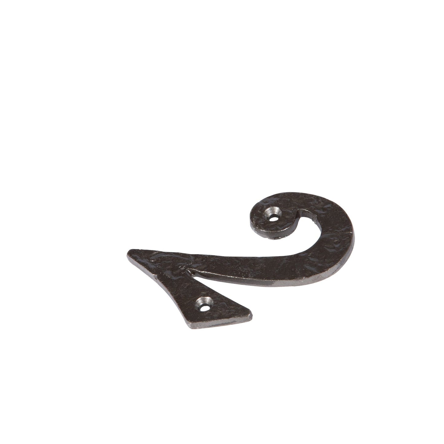 80mm Grey Rustic Iron House Number 2