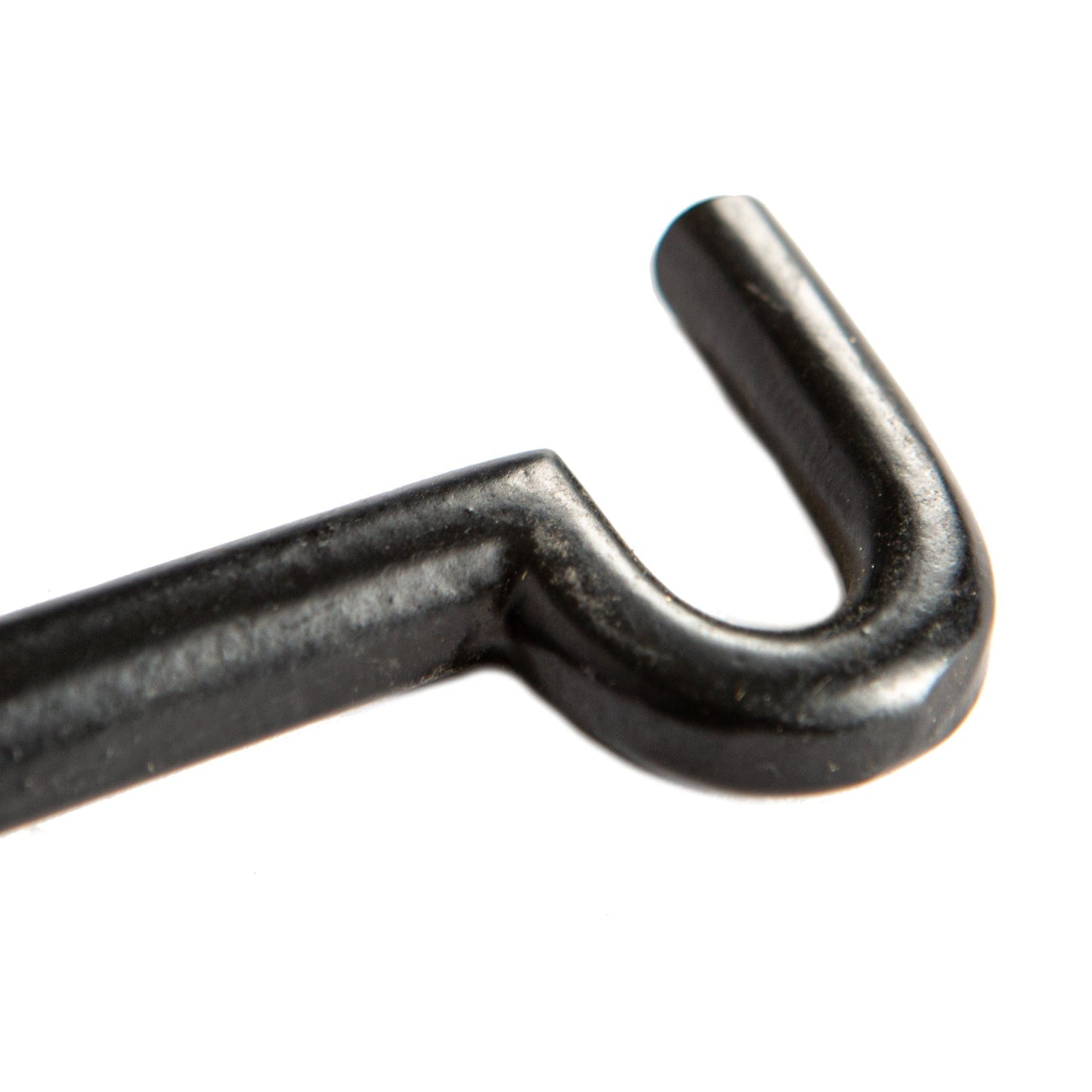 225mm Black Rustic Cabin Hook and Eye