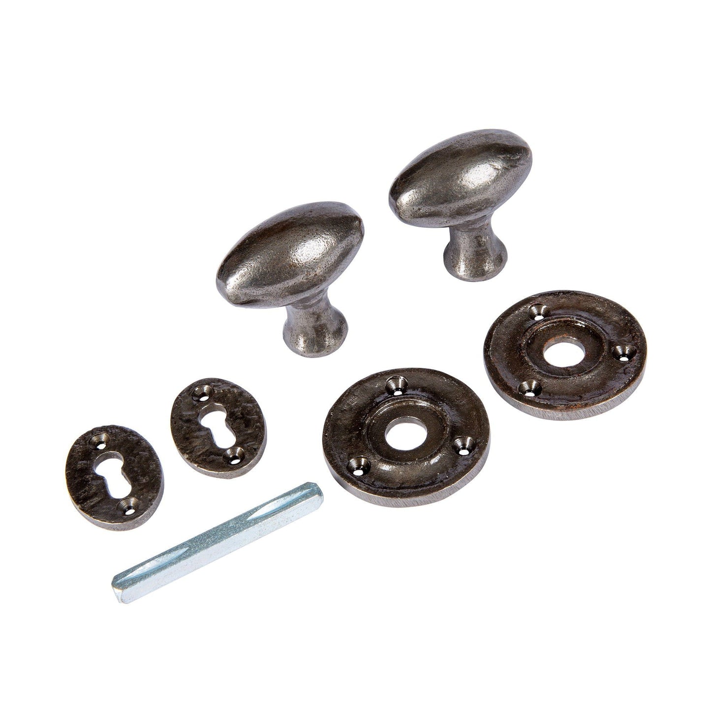 60mm Oval Rim & Mortice Door Knob