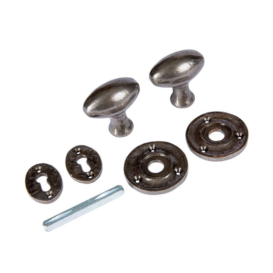 60mm Oval Rim & Mortice Door Knob