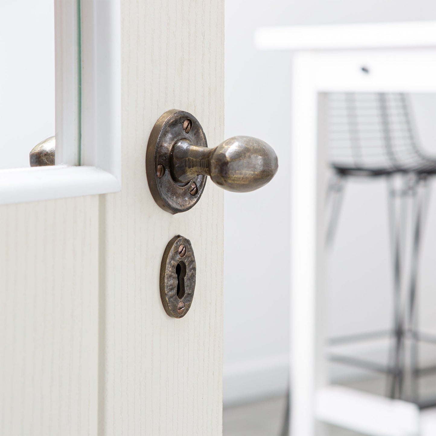60mm Oval Rim & Mortice Door Knob