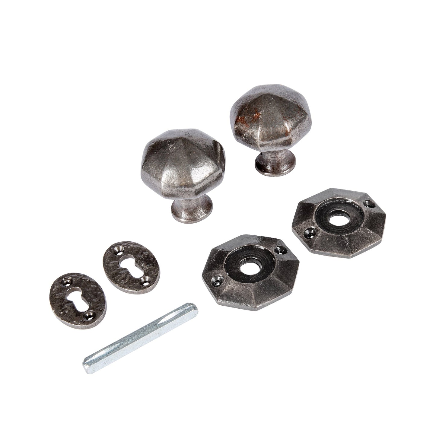60mm Octagonal Rim & Mortice Door Knob
