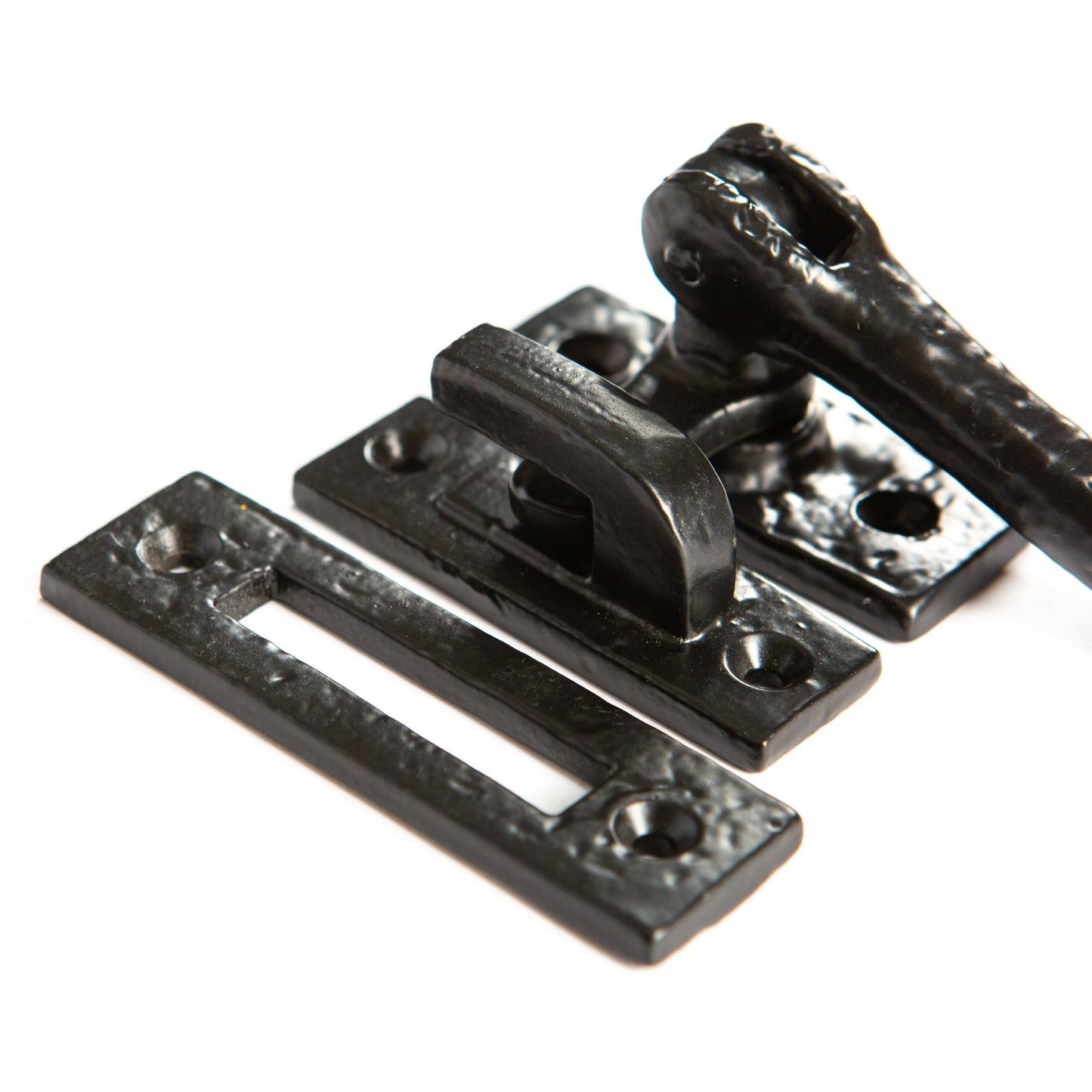 46mm x 108mm Black Curly Tail Right Handed Window Fastener