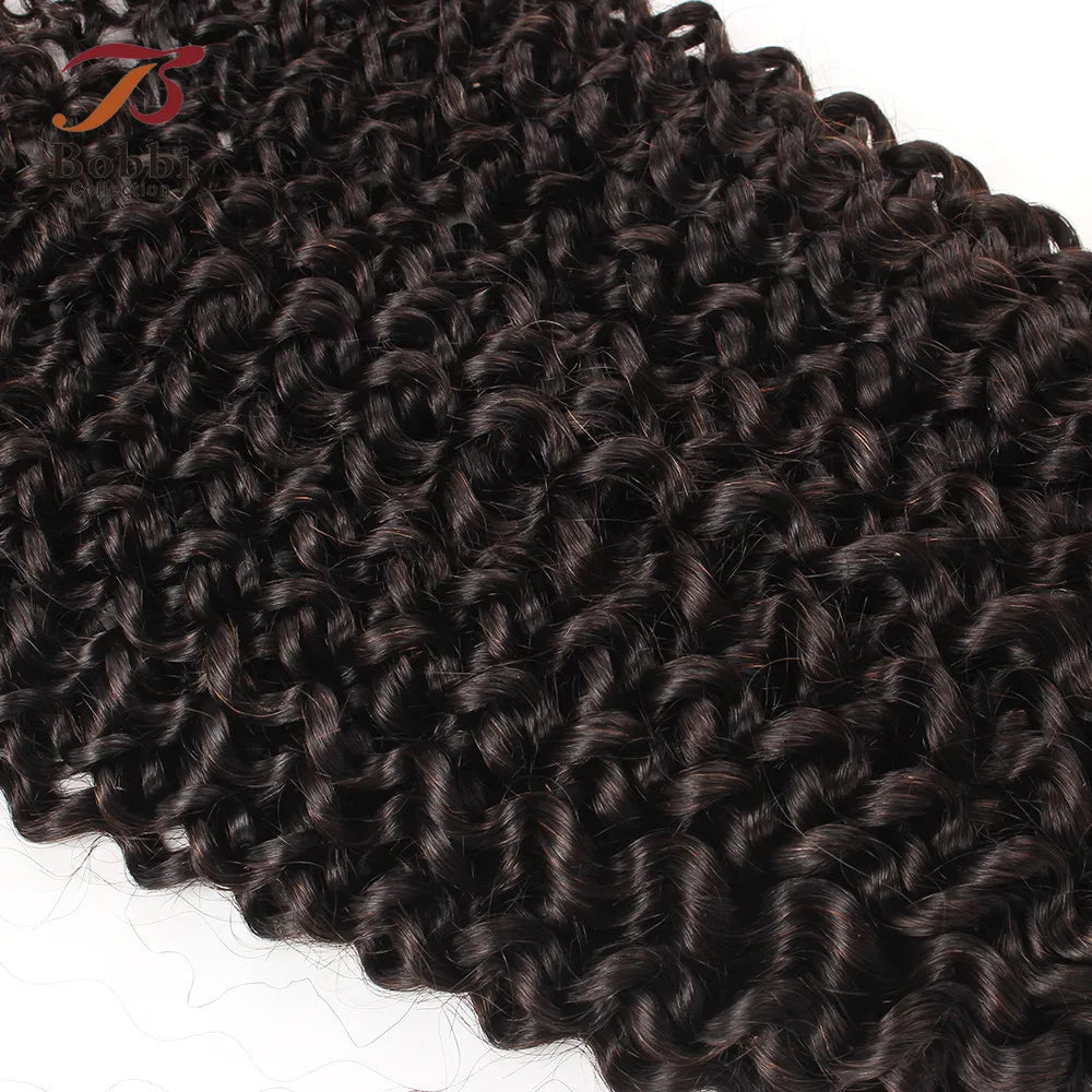 100% Human Hair Bulk for Braiding 1 Bundle Jerry Curly Natural Black Indian Remy Human Boho Braiding Hair Bulk Extensions Bobbi