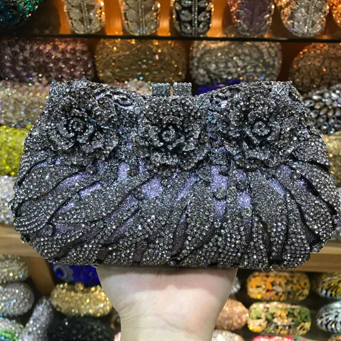 Women's Diamond Rhinestones Evening Clutch Bags