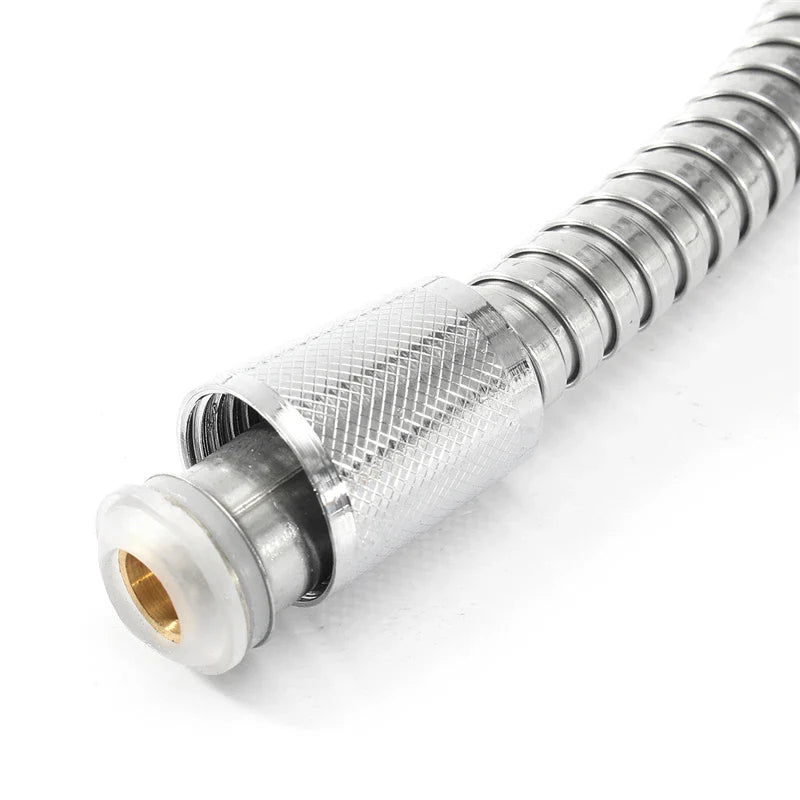 High Quality Grey 1.5m/ 2m /3m G1/2 Inch Flexible Shower Hose Stainless Steel Chrome Bathroom Water Head Shower Extension Pipe