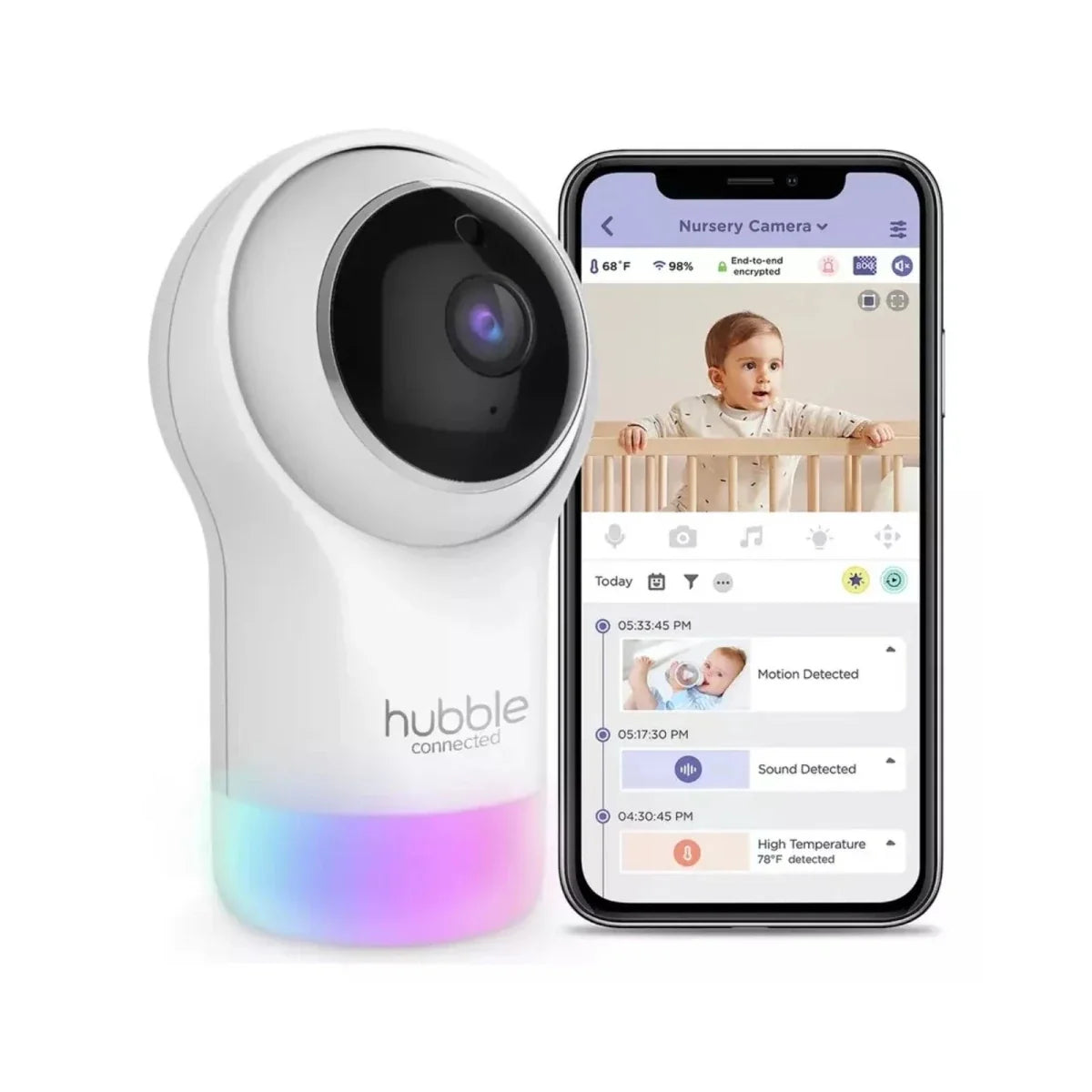 Hubble Nursery Pal Glow Smart Camera
