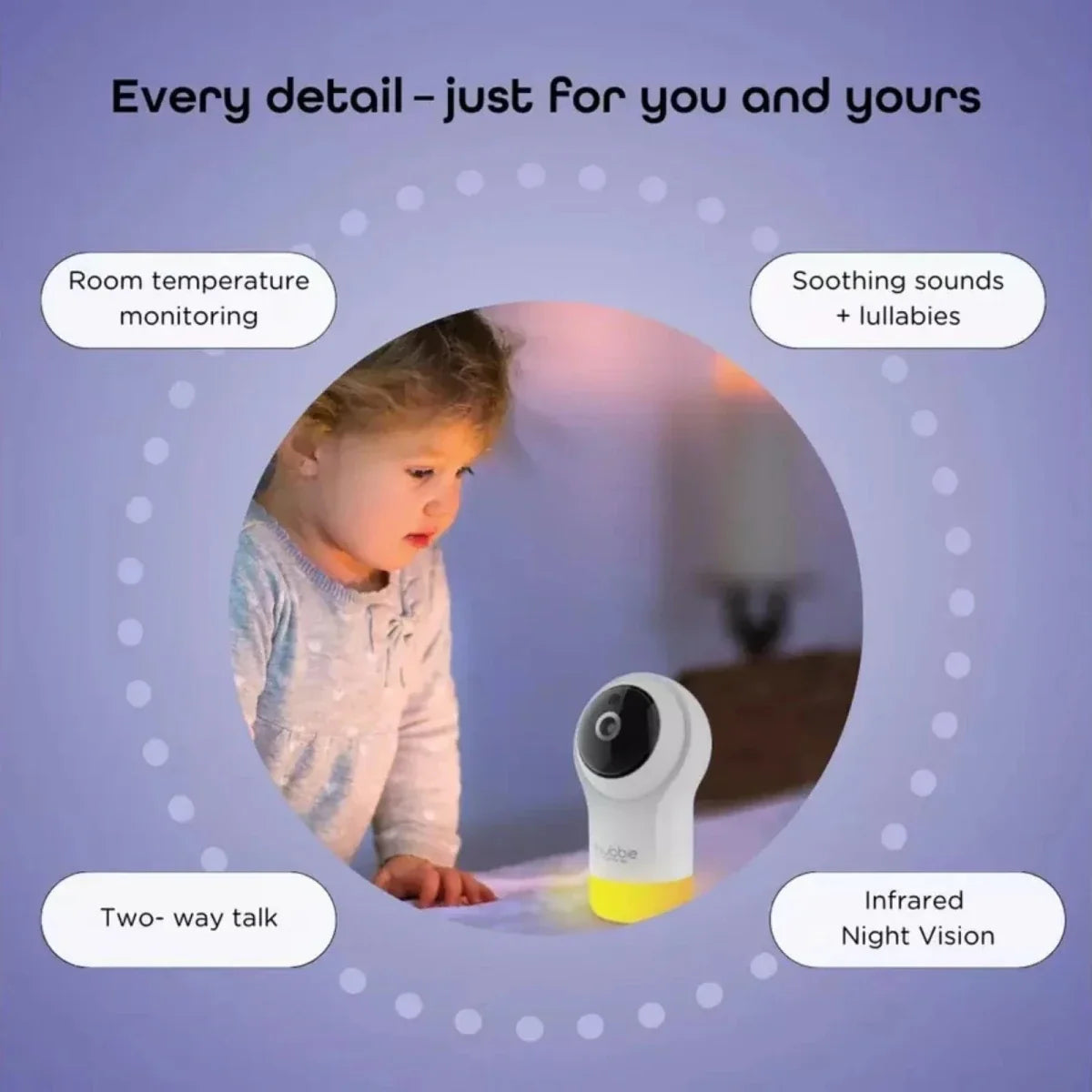 Hubble Nursery Pal Glow Smart Camera