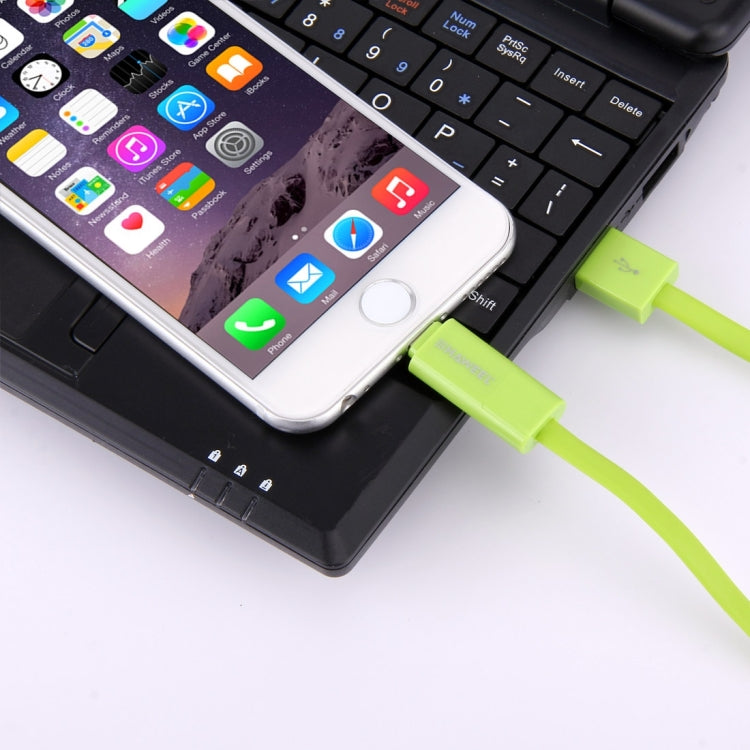 HAWEEL 1m 2 in 1 Micro USB & 8 Pin to USB Data Sync Charge Cable, 2 in 1 Cable in two connectors