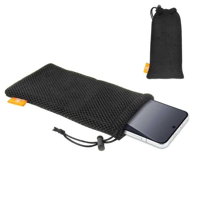 HAWEEL Pouch Bag for Smart Phones, Power Bank and other Accessories, Size up to 5.5 inch(Black)
