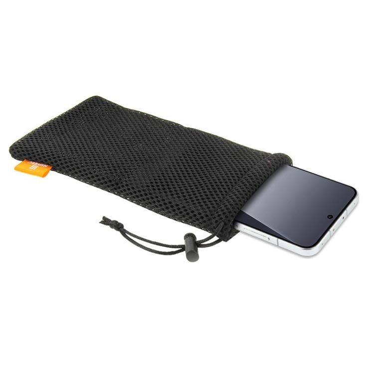 HAWEEL Pouch Bag for Smart Phones, Power Bank and other Accessories, Size up to 5.5 inch(Black)