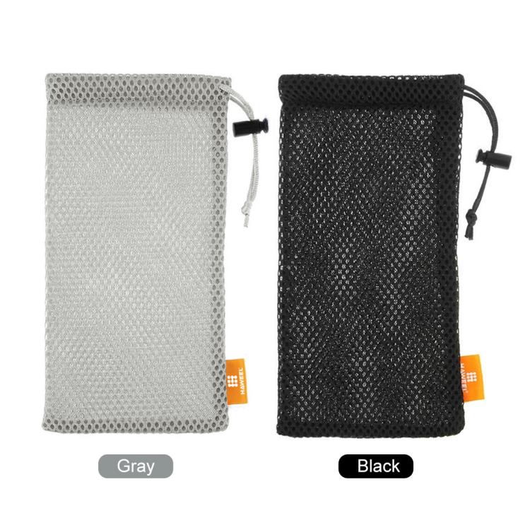 HAWEEL Pouch Bag for Smart Phones, Power Bank and other Accessories, Size up to 5.5 inch(Black)