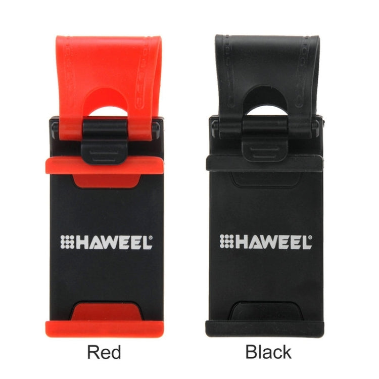 HAWEEL Universal Car Steering Wheel Phone Mount Holder, HK Stock Black