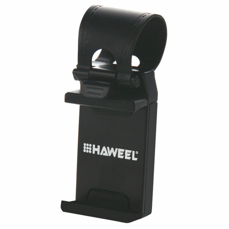 HAWEEL Universal Car Steering Wheel Phone Mount Holder, HK Stock Black