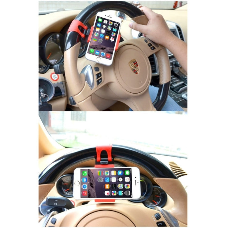 HAWEEL Universal Car Steering Wheel Phone Mount Holder, HK Stock Black