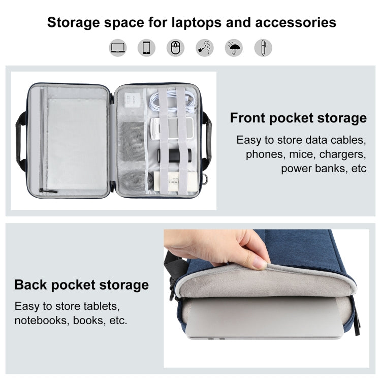 HAWEEL 13.0 inch-14.0 inch Briefcase Crossbody Laptop Bag For Macbook, Lenovo Thinkpad, ASUS, HP, 13.0 inch-14.0 inch