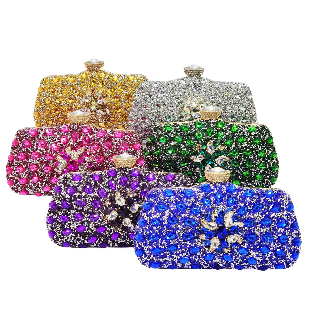 Women's Elegant Italian Shoes And Bag Sets For Evening Party