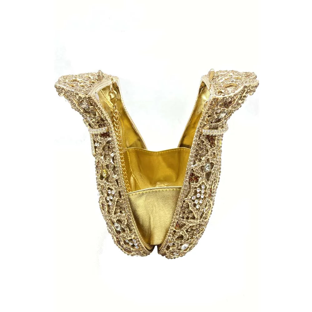 Luxury Women Evening Bag Party Crystal Clutches Purses