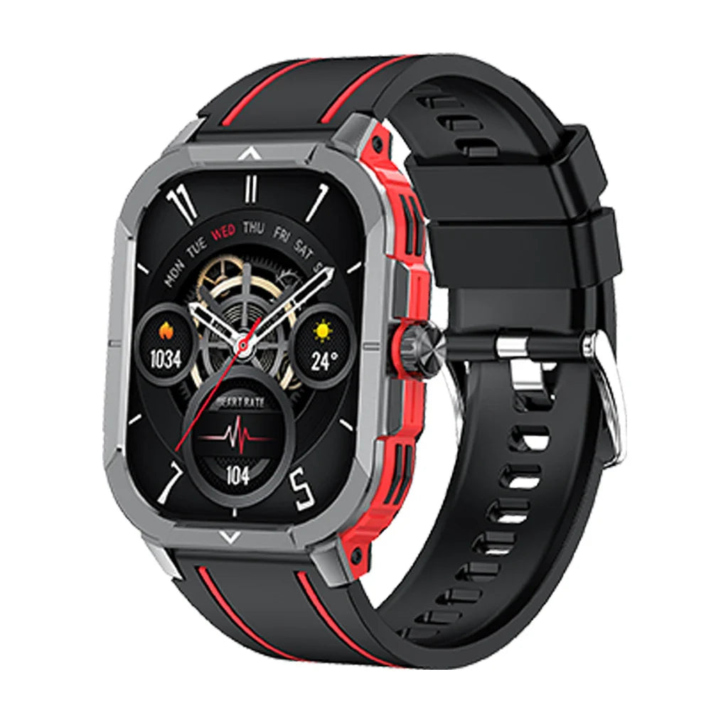 Outdoor Sports Health Monitoring BT Call  Waterproof Smartwatch for Men