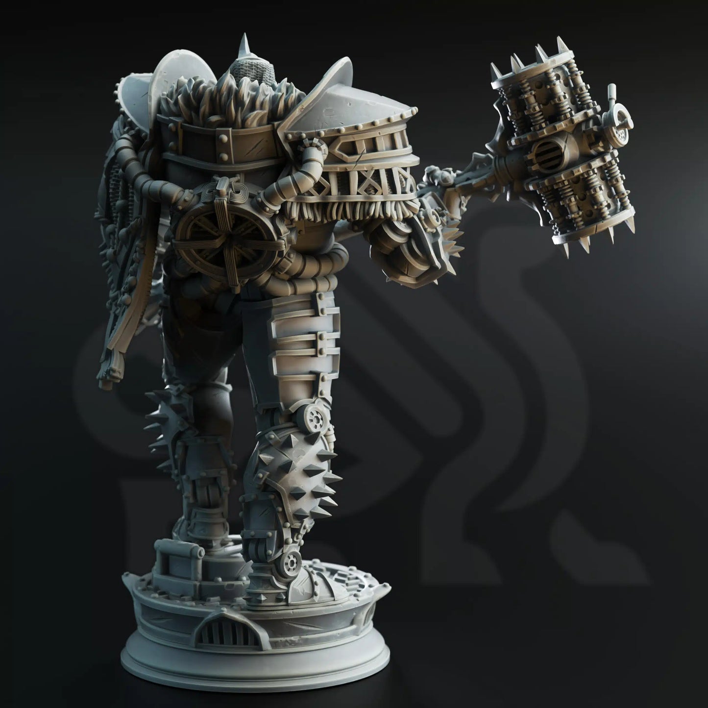 Hadrian – The Iron Colossal - 3D Printed Barbarian Miniature