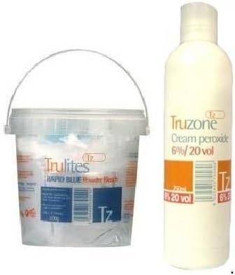 Professional Hair Bleach & Peroxide Set for Salon-Quality Blonde & Vibrant Lifts for Home & Professional Use 20 Vol 250ml & 500g